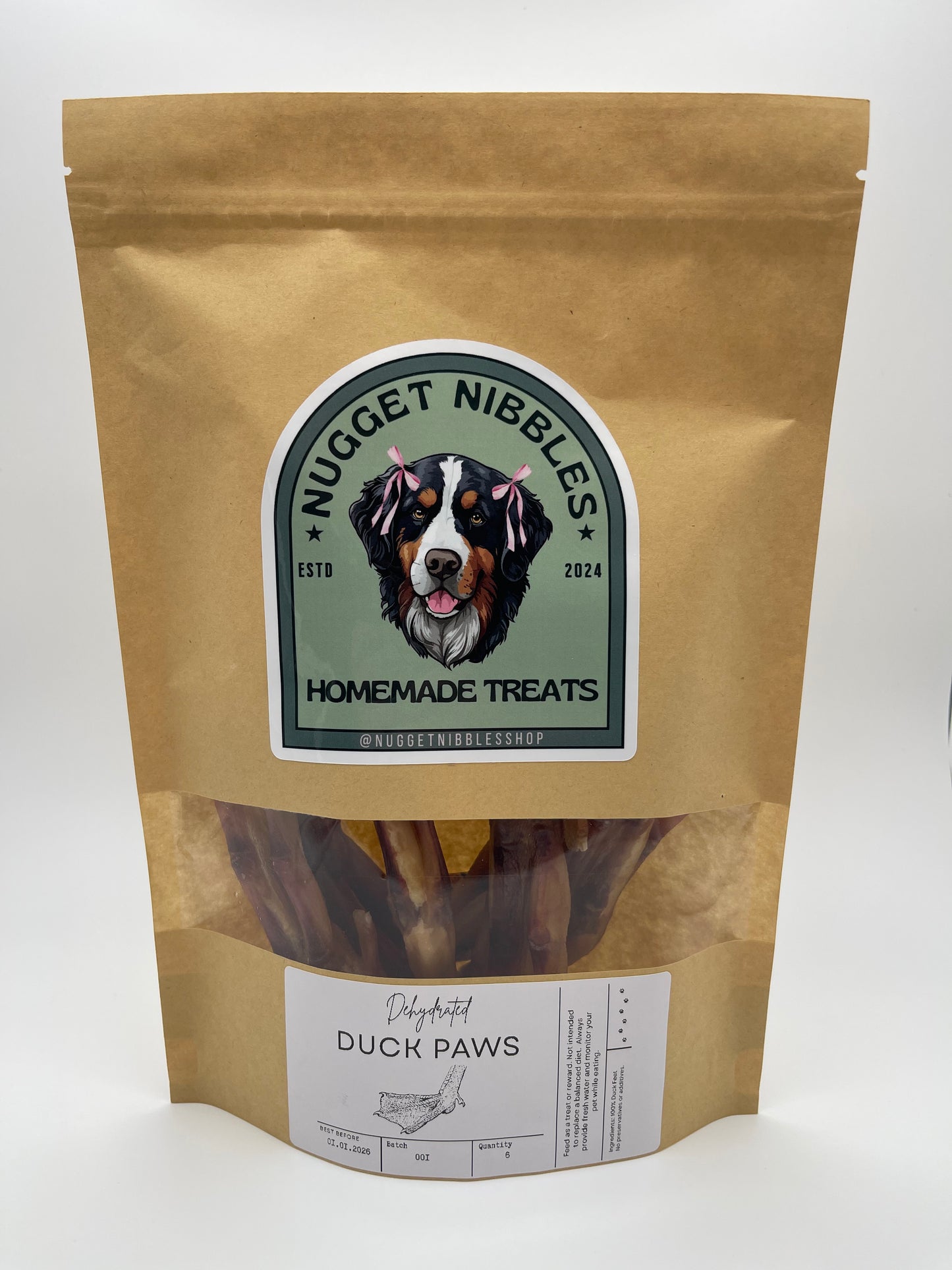 Dehydrated Duck Paws